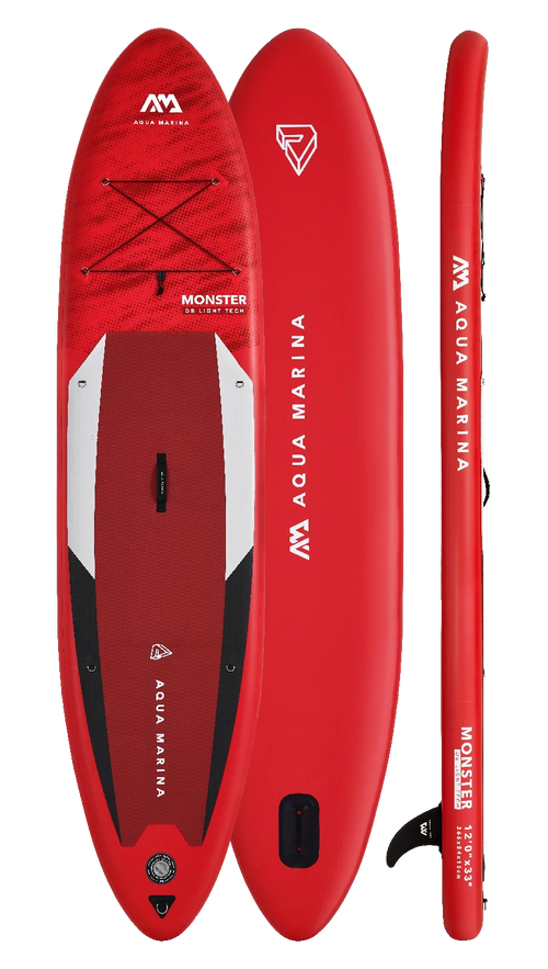 12'0 Inflatable Stand Up Paddle Board with Carry Bag, Paddle, Fin, Pump & Safety Harness V3216