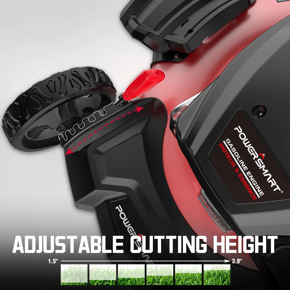 Gas Lawn Mower, 170cc Self-Propelled, 21 inches Cutting Blade M37334