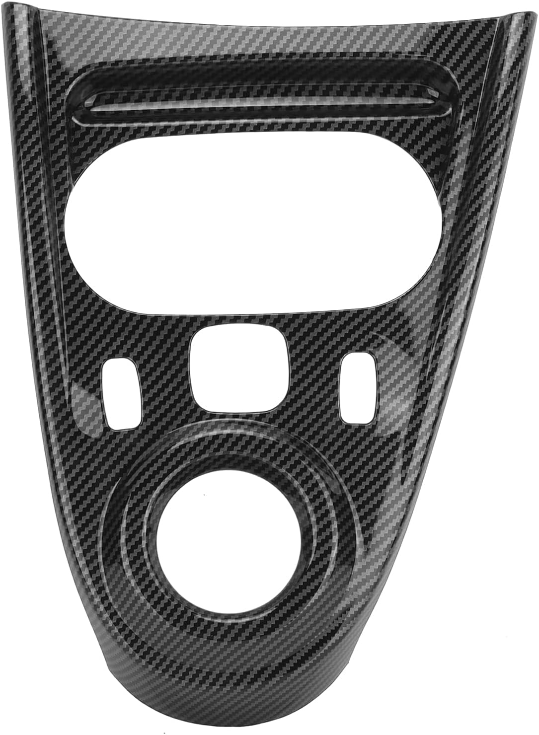 Carbon Fiber Style Gear Shift Panel Cover Sticker E10302