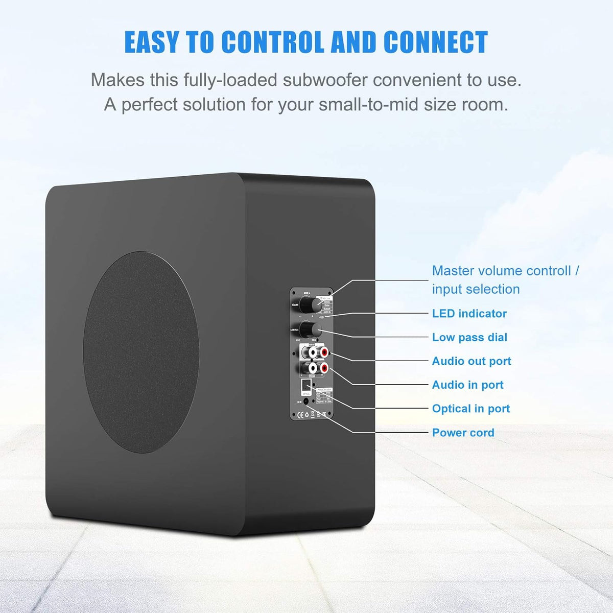 6.5'' Bluetooth Home Audio Subwoofer Z5837