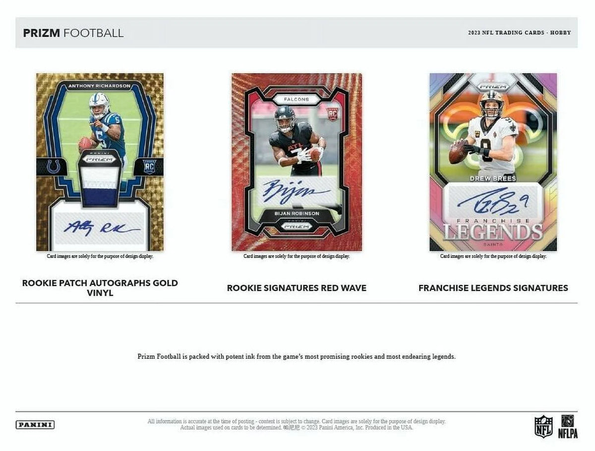 2023 Panini Prizm Football Hobby Box P165