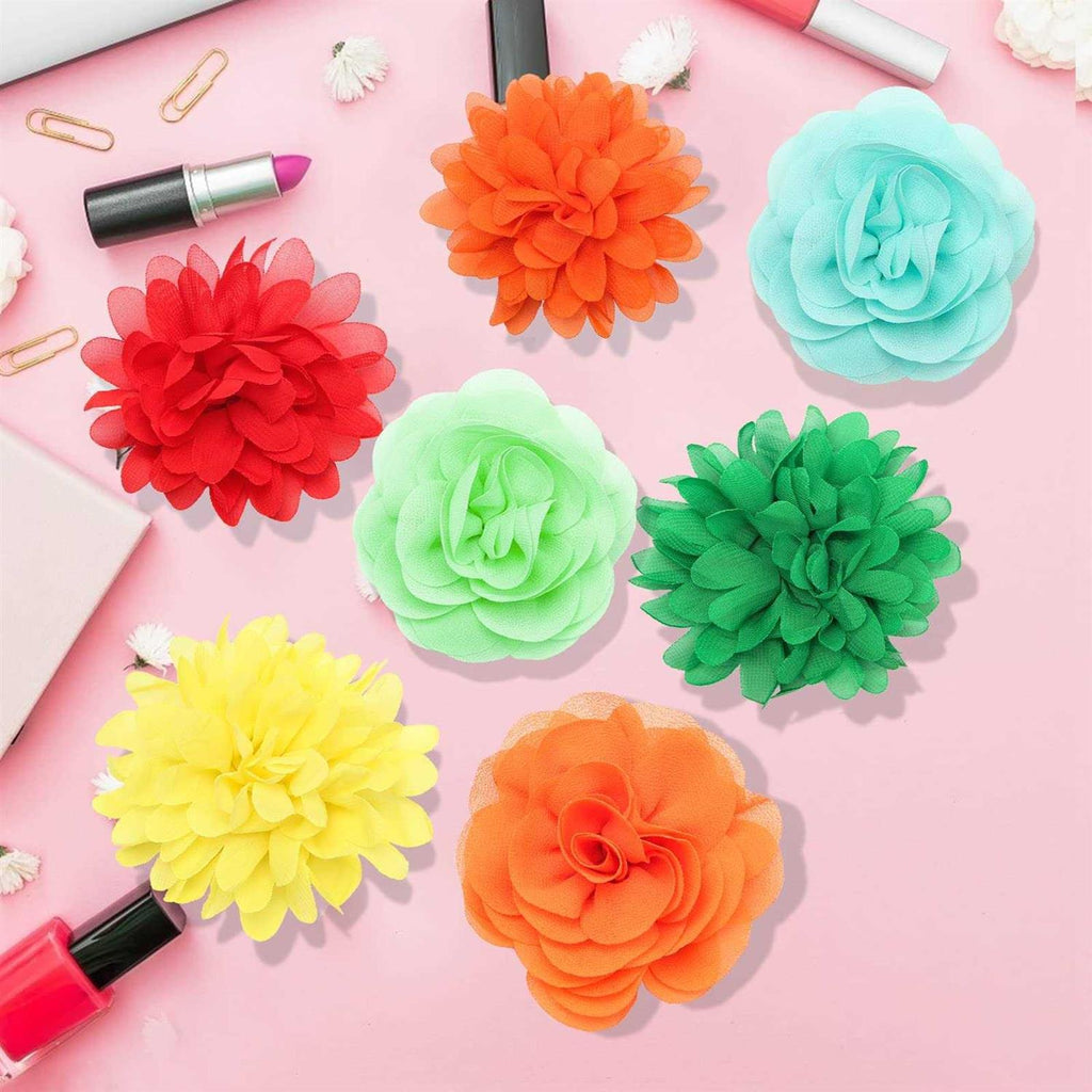 Multi-Color Soft Chiffon Dog Collar Accessory X874