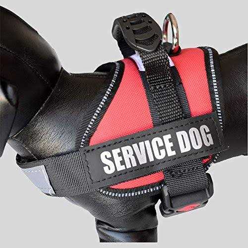 Service Dog Vest Harness Reflective Polyester Nylon H35264
