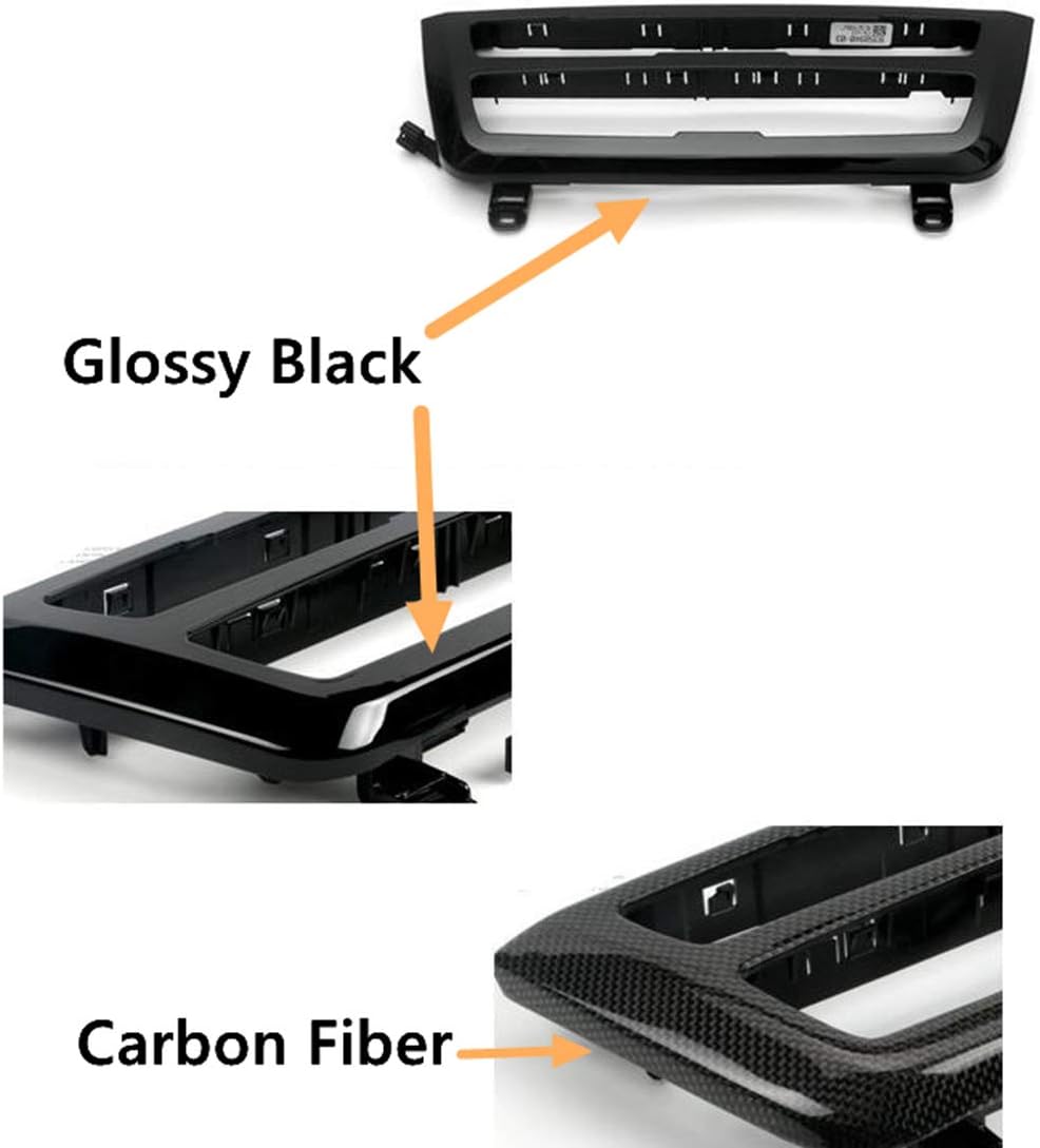Car Center Console LED Lights Interior Ambient Lighting Carbon Fiber Replacement Trim M353859