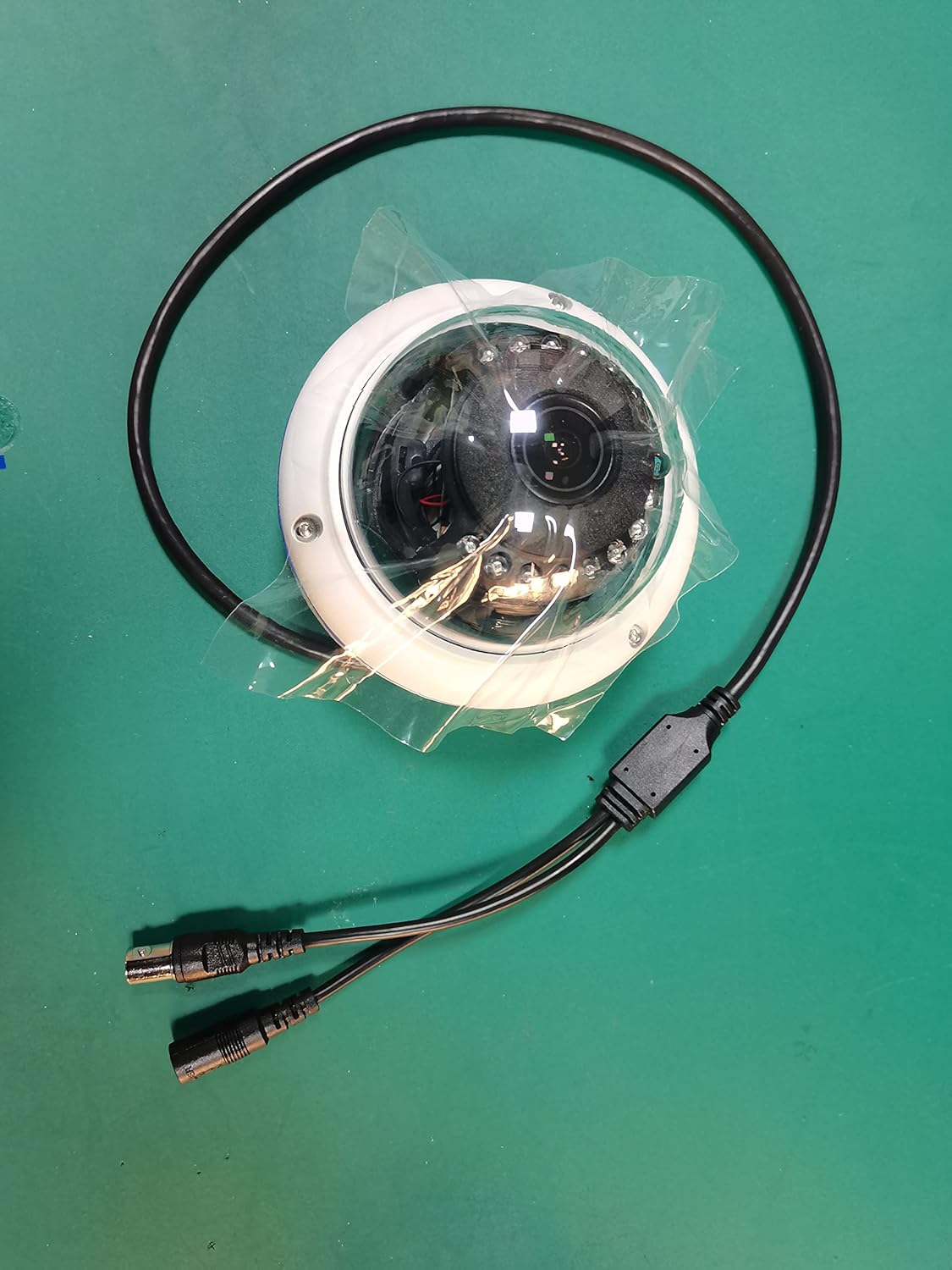 1080P 2MP 180 Degree Wired Coax Fisheye Dome Camera B5738