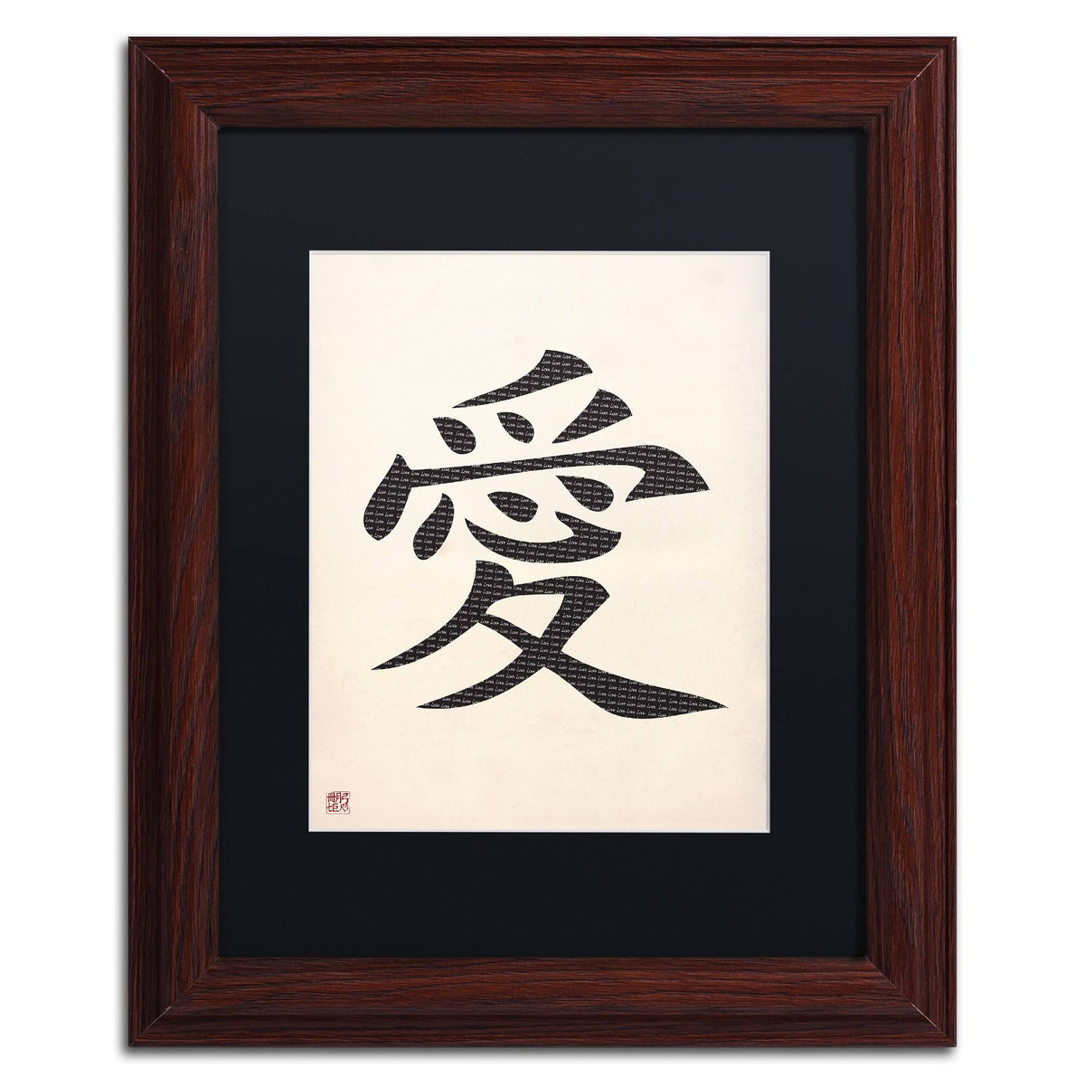 Vertical White Framed Textual Art G78631