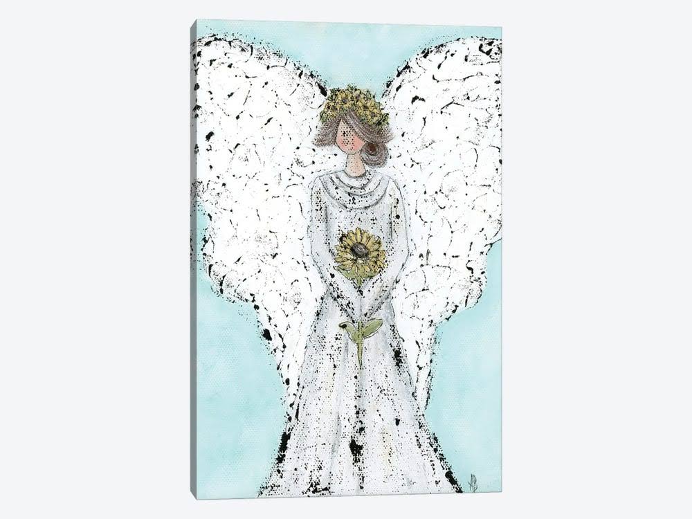 Sunflower Angel Canvas Art Wall Decor Q874562