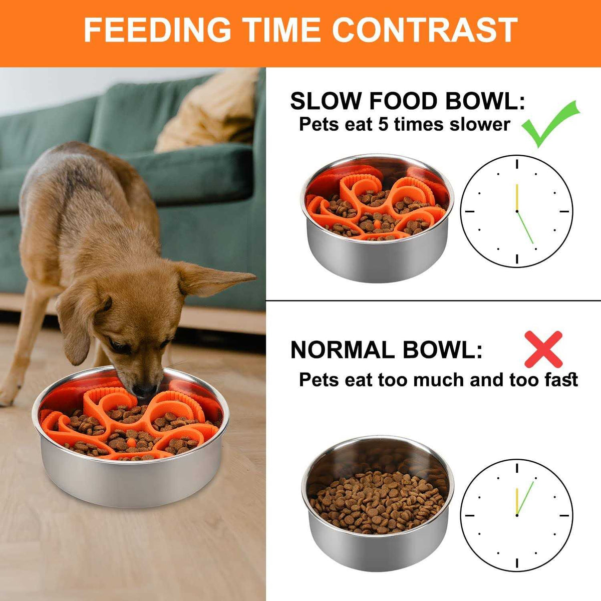 Silicone Spiral Slow Feeder Dog Bowl D476089