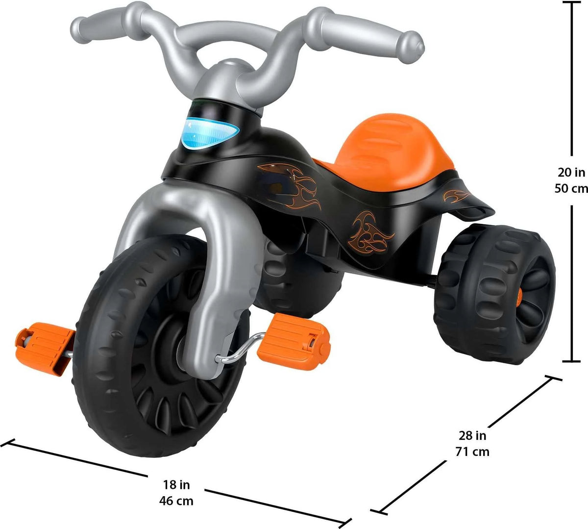 Toddler Tricycle with Handlebar Grips and Storage T85925