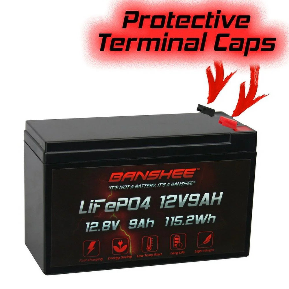 12 Volt 9AH Rechargeable Lithium ion Battery E702