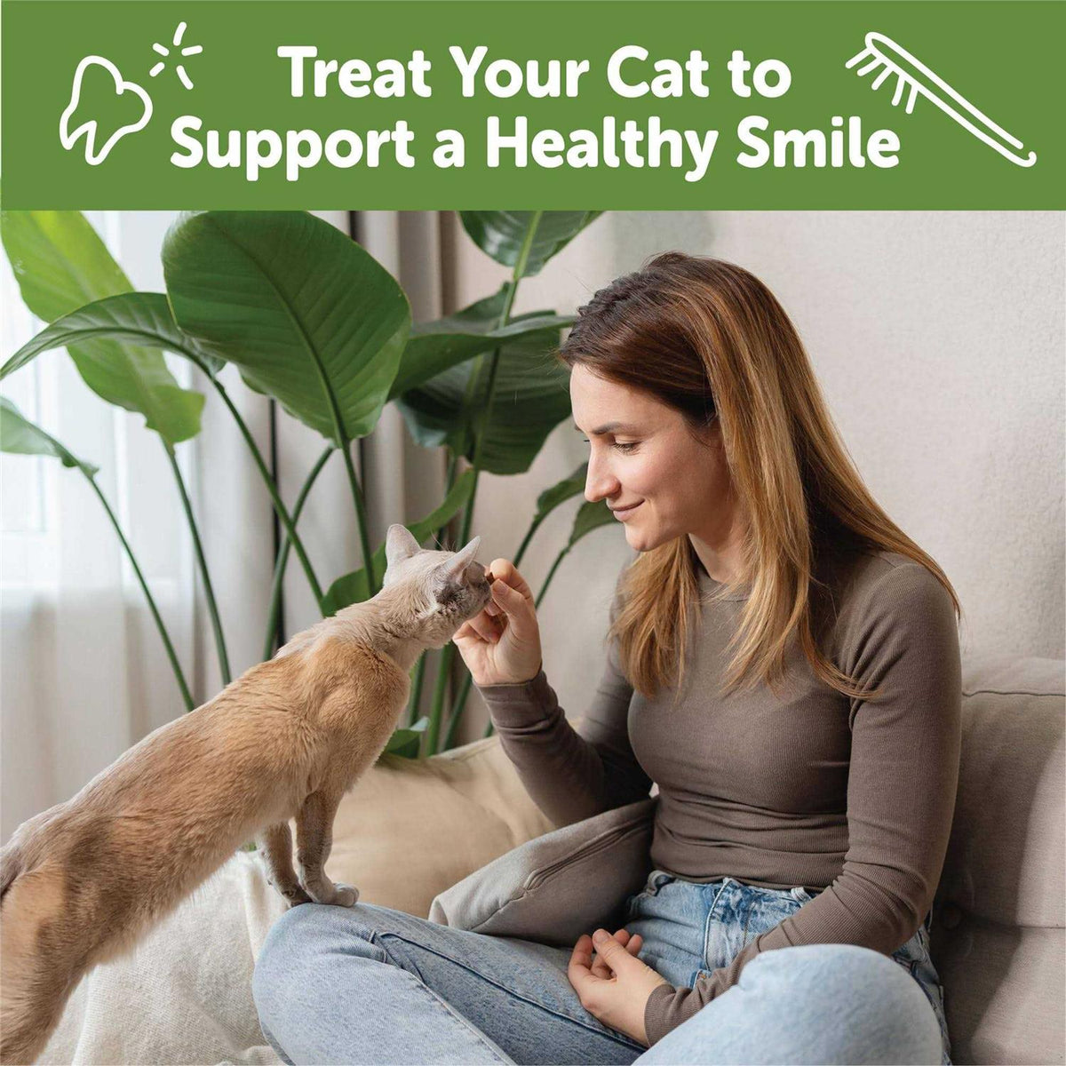 Natural Dental Chicken Cat Treats I502