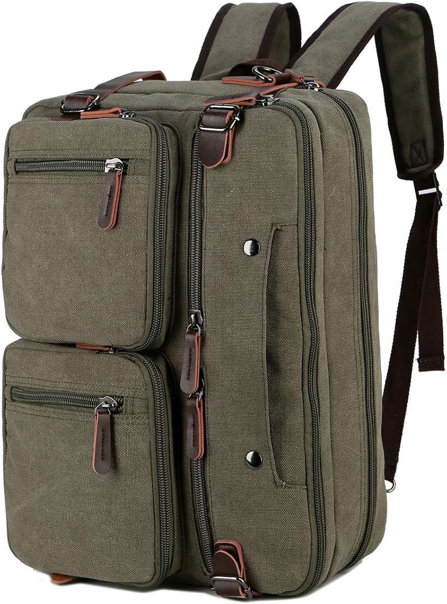 Convertible Briefcase Backpack 17 Inch Laptop Bag P4572