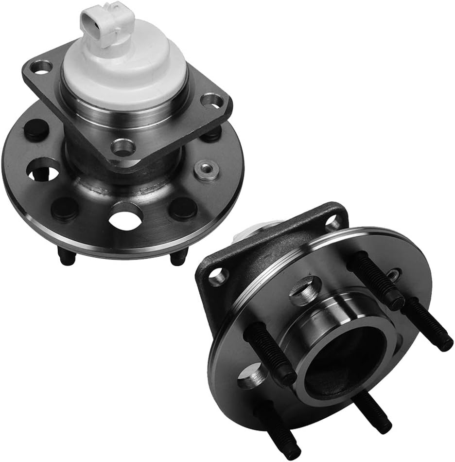 2-Pack Rear Wheel Hub and Bearing Assembly 5 Lug w/ABS N51736