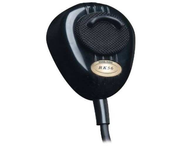 Black 4 Pin Dynamic Noise Canceling CB Microphone T8843