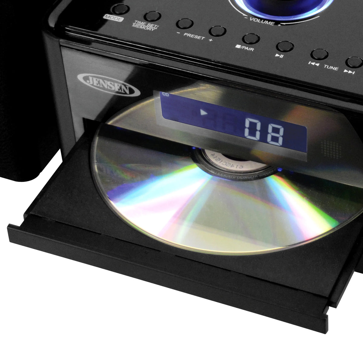 3-Piece Stereo CD Music System with Bluetooth and Remote Q698571