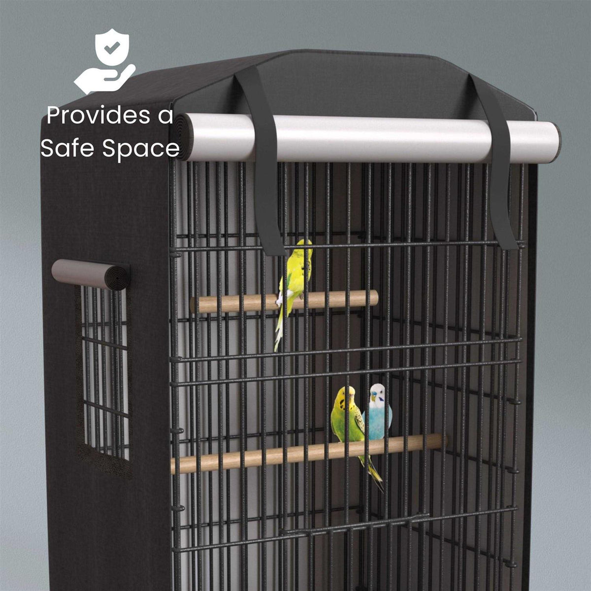 Blackout Bird Cage Cover 51 inch x 38 inch x 23.5 inch Q205275