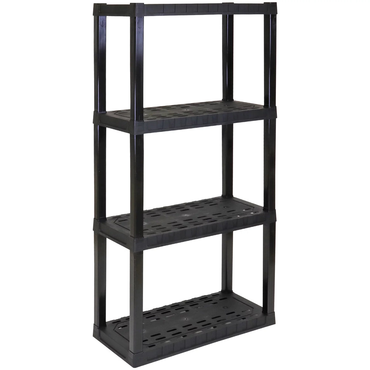 4-Tier Black Shelving Unit F889057