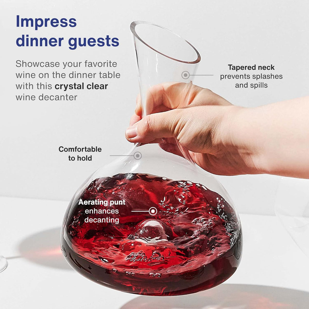 Wine Decanter 44 oz Capacity Pack of 2 G5754