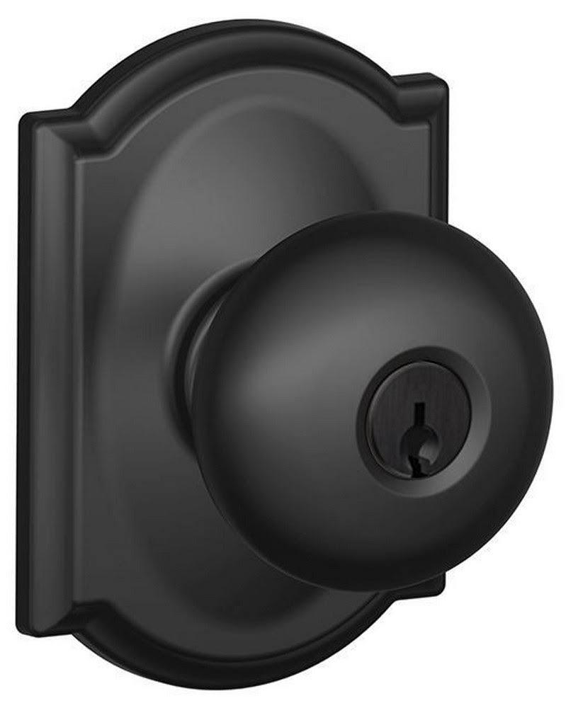 Matte Black Keyed Entry Lock L7736