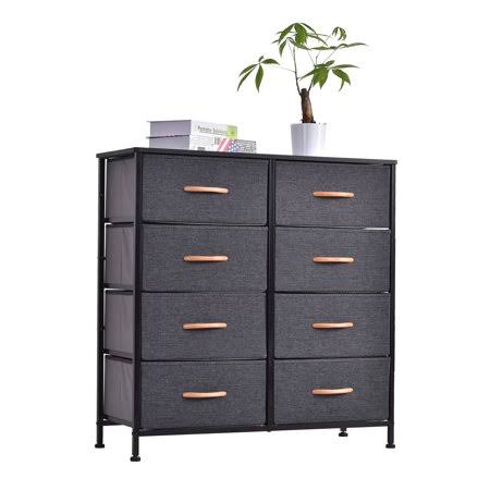Gray 8 Drawer Dresser and Chest H8430