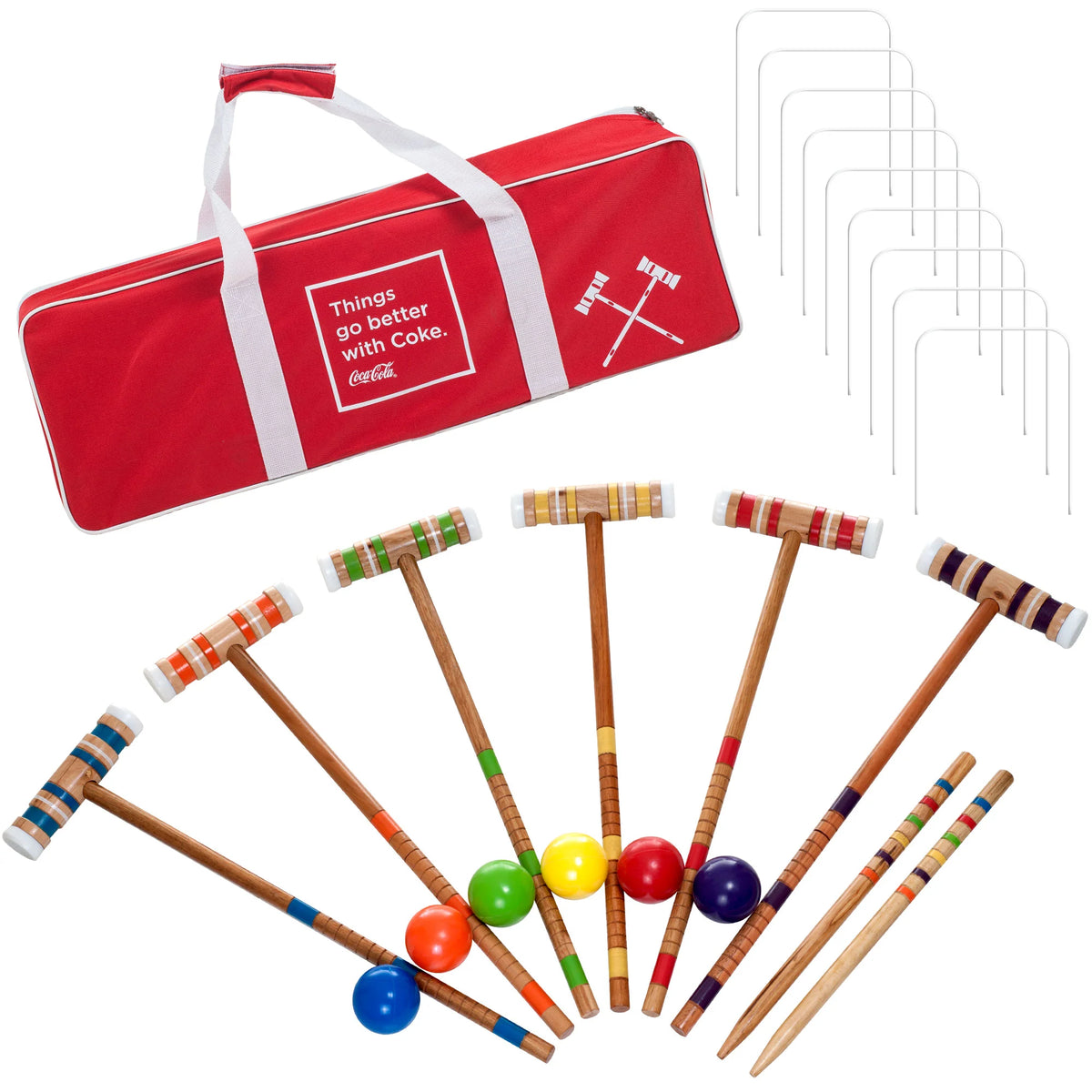 6 Player Croquet Set with Carrying Case W43086