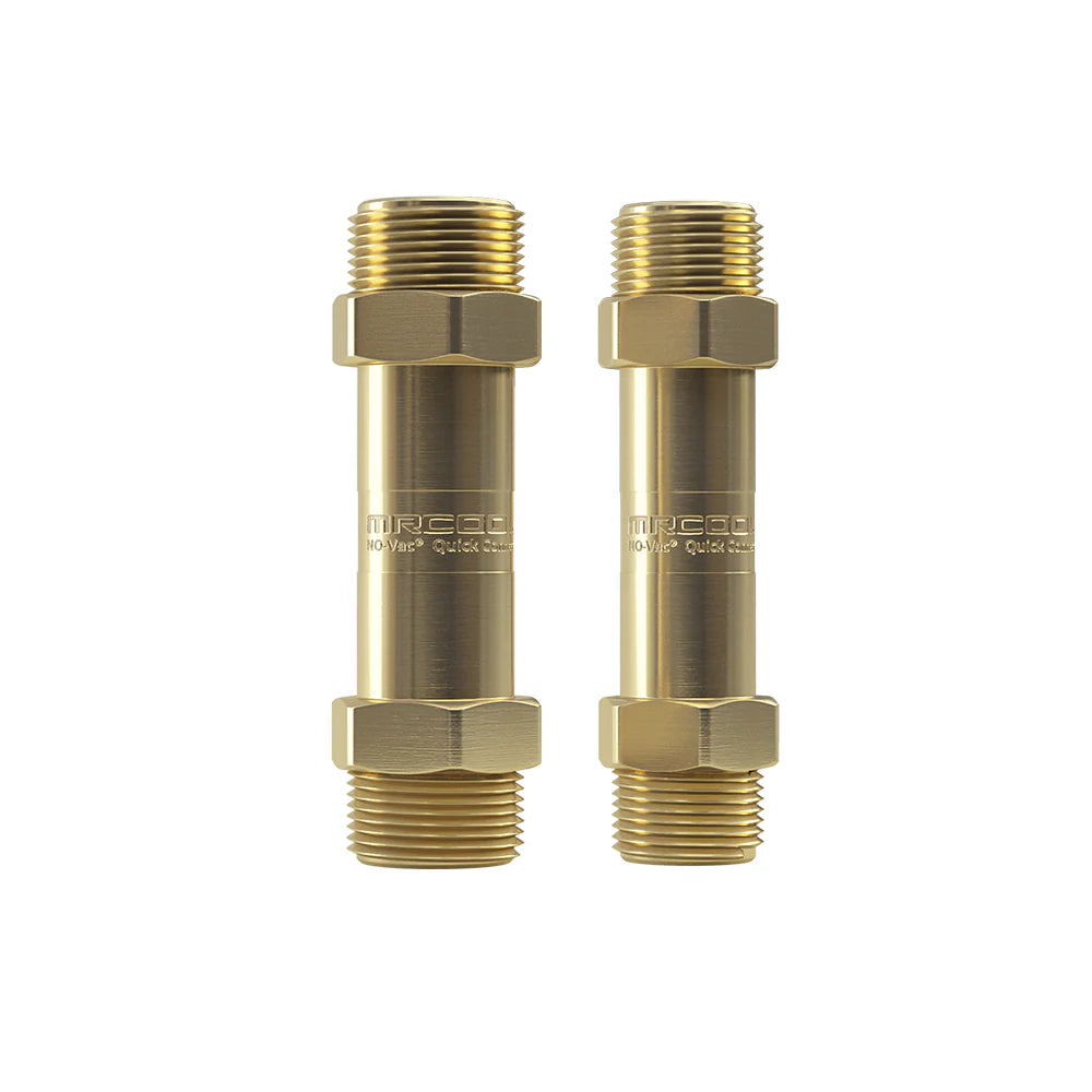 3/8 No-Vac Coupler + 3/4 No-Vac Coupler V9436