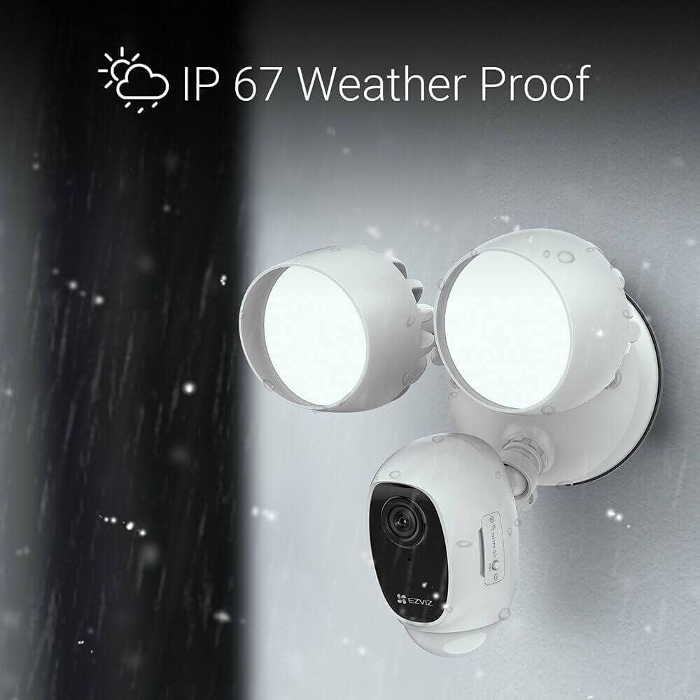 Floodlight Security Camera WiFi 1080P Weatherproof D55249