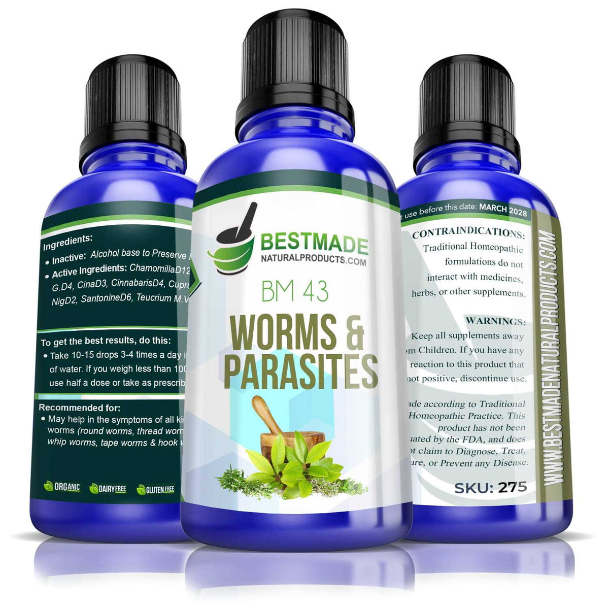 Worms and Parasites Remedy P88189