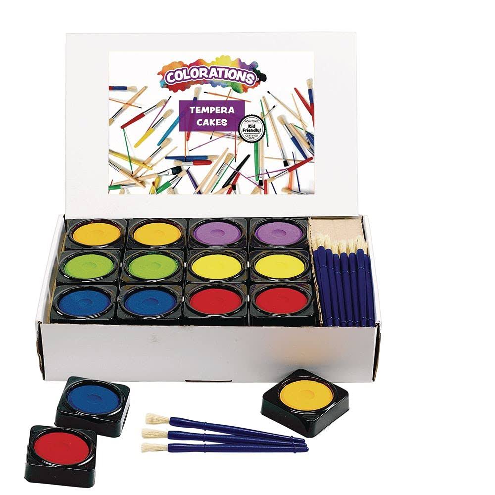 36 Individual Tempera Cake Classroom Pack B660