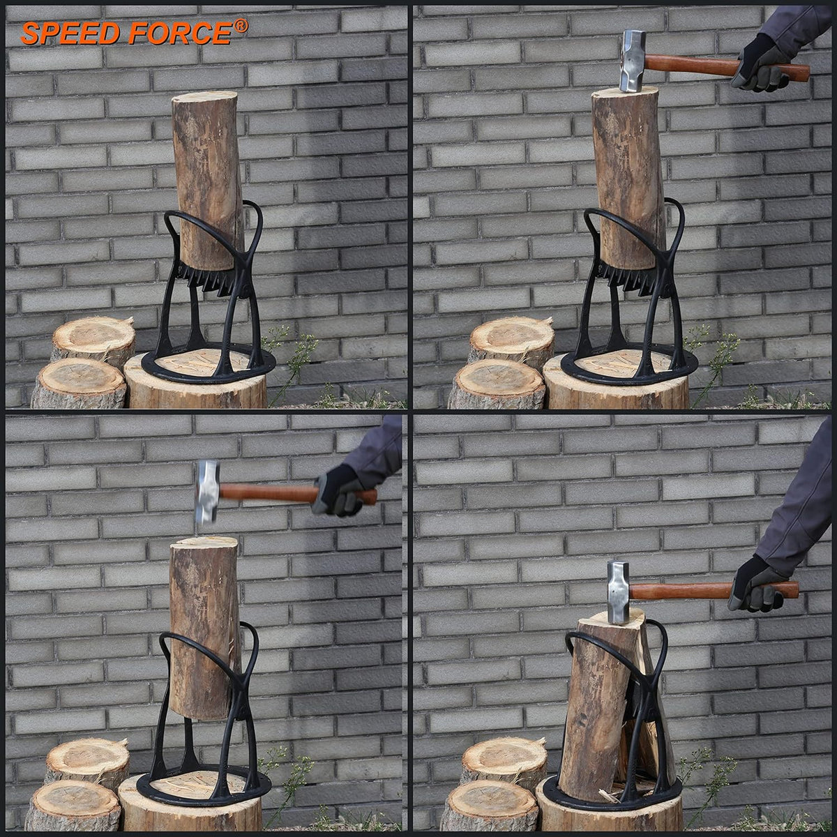 Kindling Splitter Log Splitter Cast Steel G33181