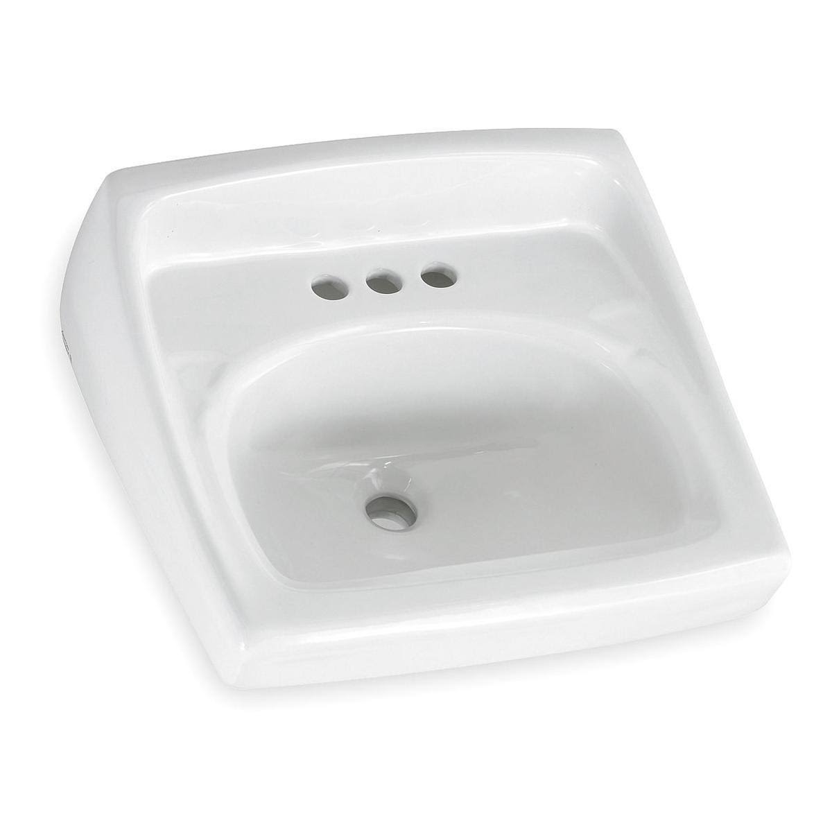 White Wall-Mount Sink P53282