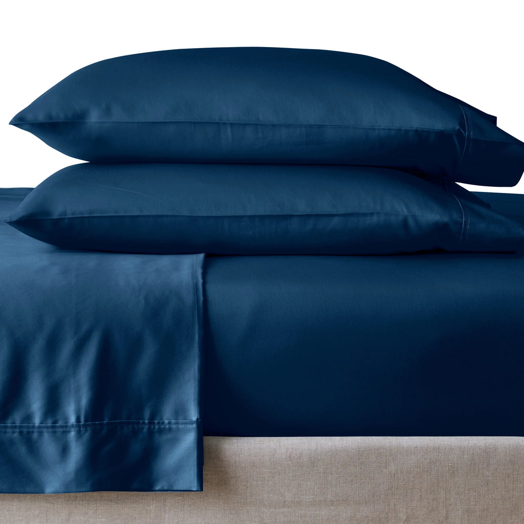 100% Cotton Sateen 300 Thread Count Queen Sheet Set D414357