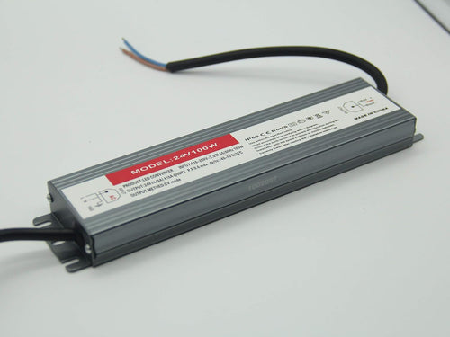 100W Waterproof IP68 LED Driver 110V-265V AC to 24V DC Power Supply Pack of 2 G7592