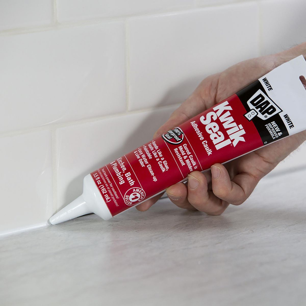 5.5 oz Tub and Tile Adhesive Caulk D456716