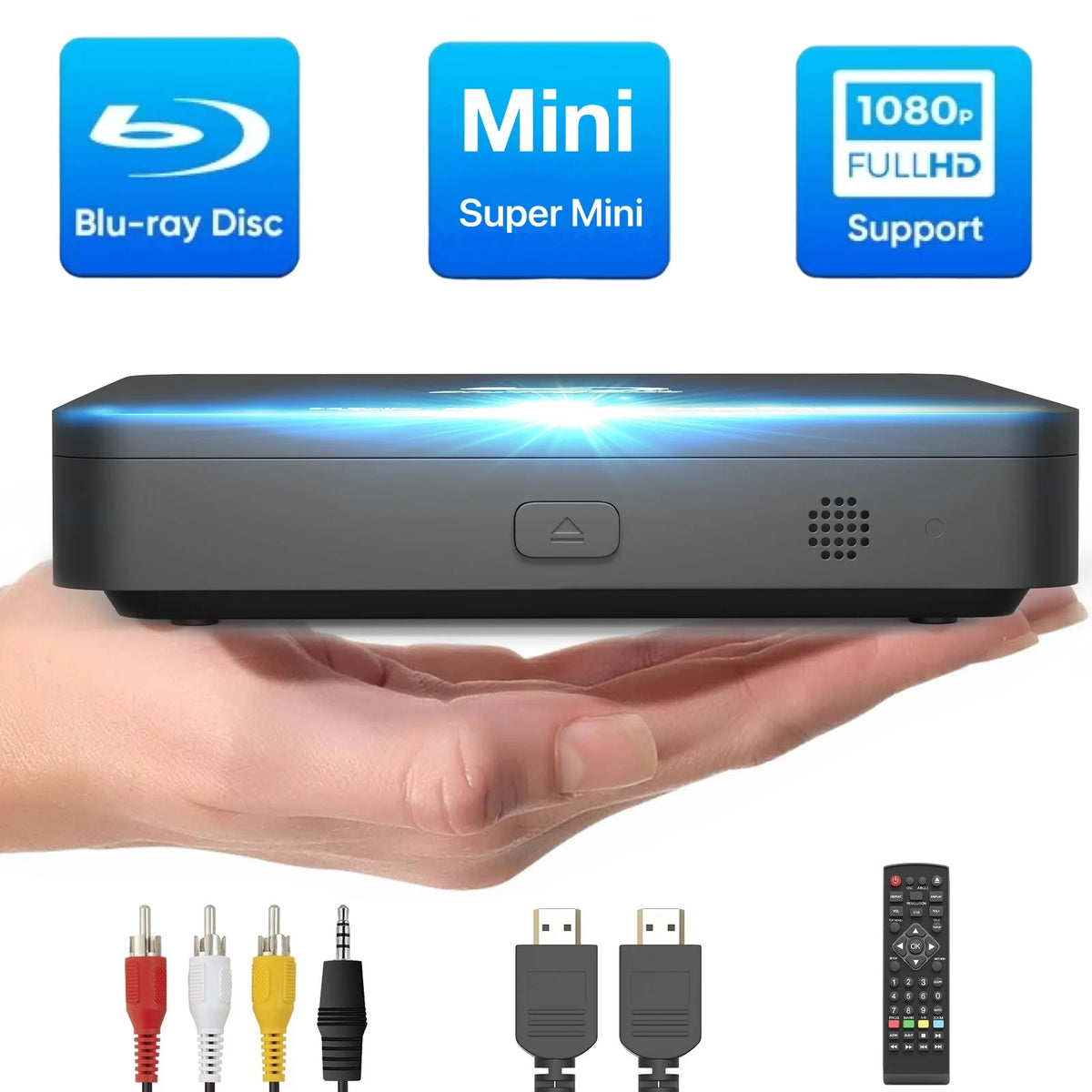 Blu Ray DVD Player with HDMI Portable 1080P T413949