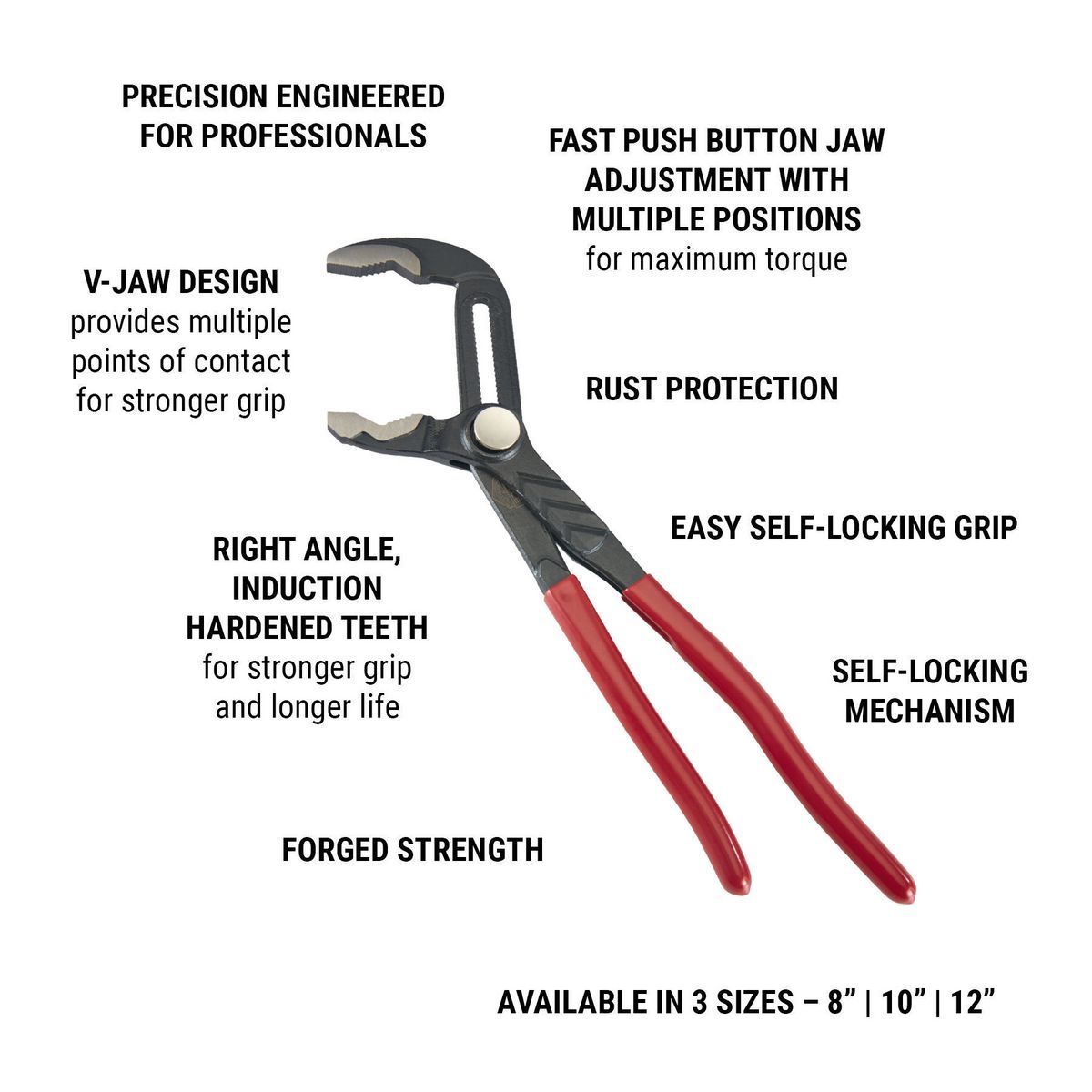 10 in. Fast Adjust Water Pump Pliers C212736