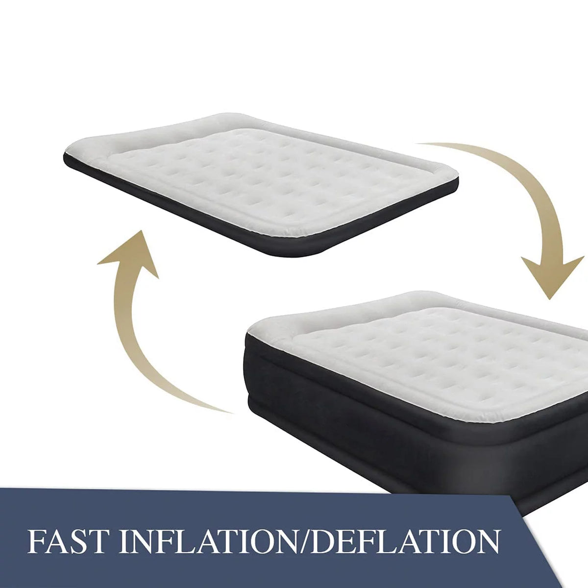Queen Air Mattress with Built In Pump D399