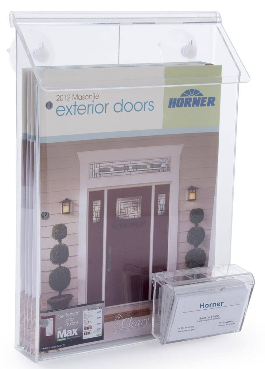 Clear Acrylic Literature Holder 9 inchw x 11 inchh P7132