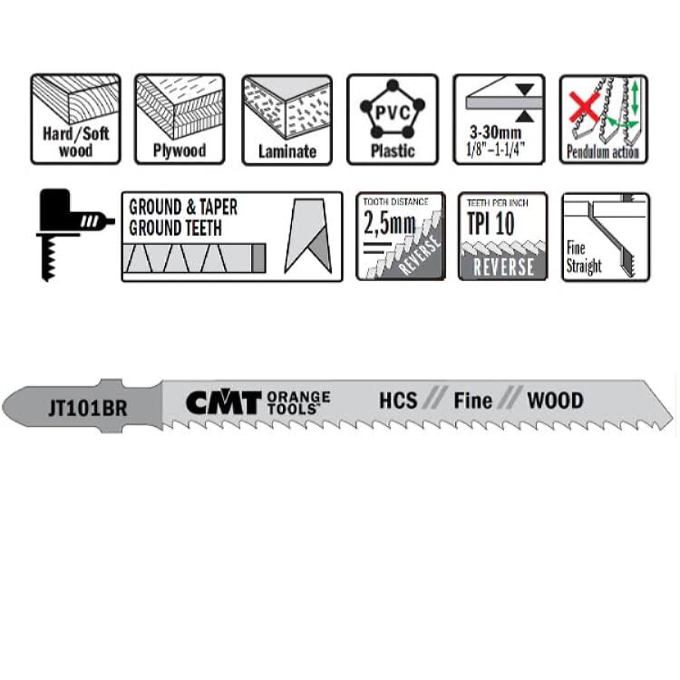 Jig Saw Blades for Wood 25-Pack Z908038
