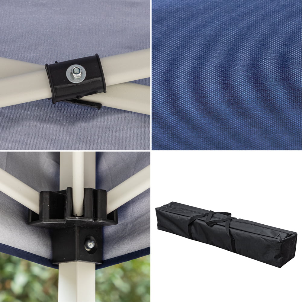 10 x 10FT Waterproof Oxford Pop Up Canopy Tent with Carry Bag L139