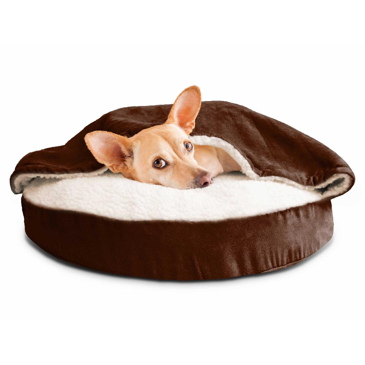 Faux Sheepskin Orthopedic Pet Dog Bed N206658