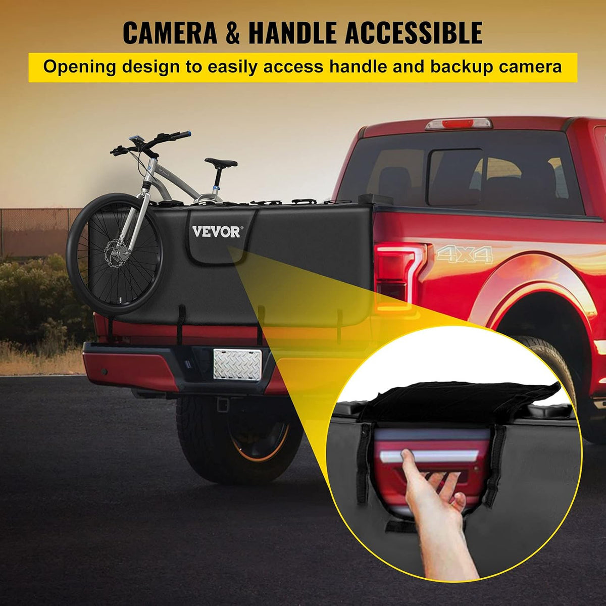 Tailgate Pad for Bikes, Carries up to 7 Mountain Bikes, Pack of 2 D16198