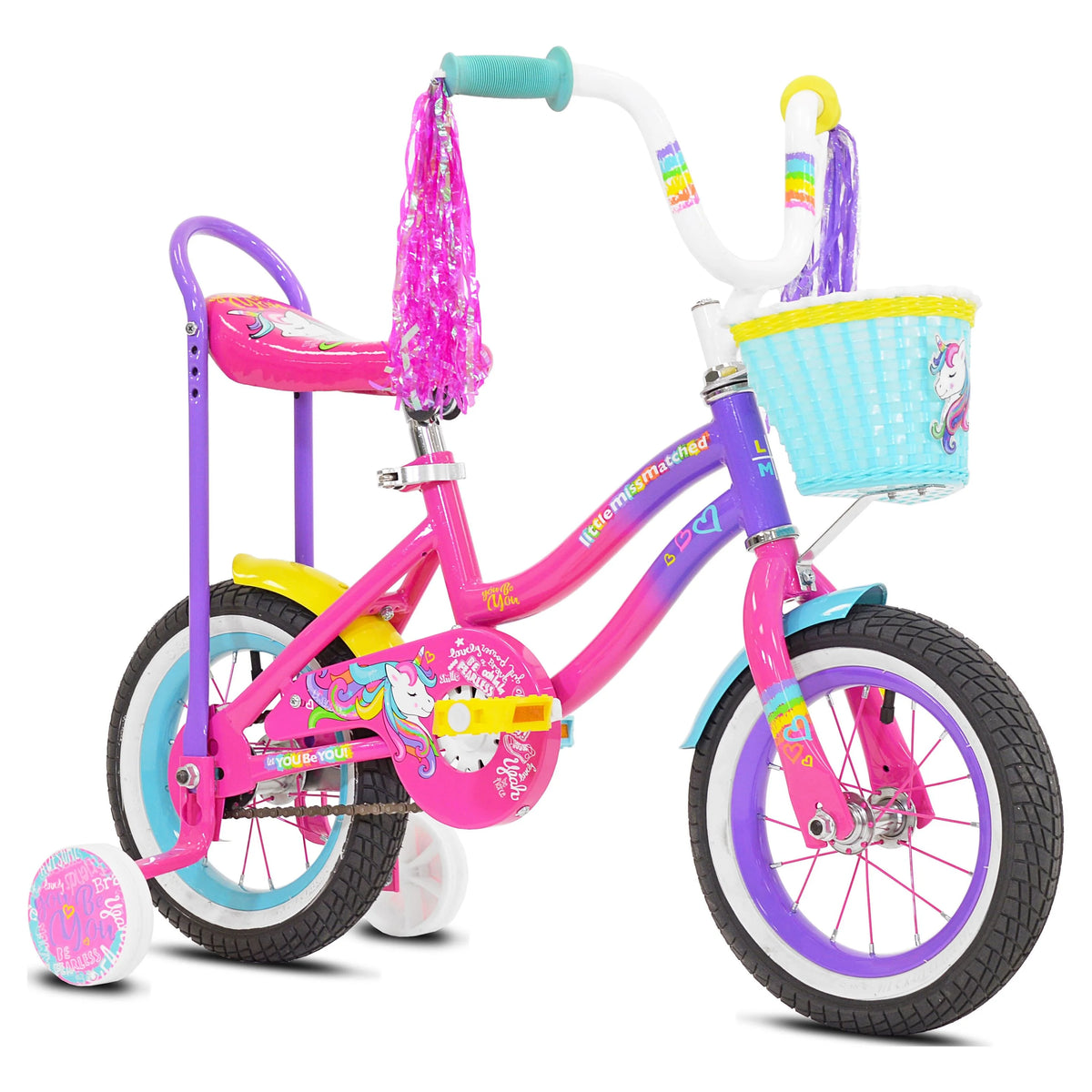 Girl's 12 in. Pink and Purple Bicycle P1120