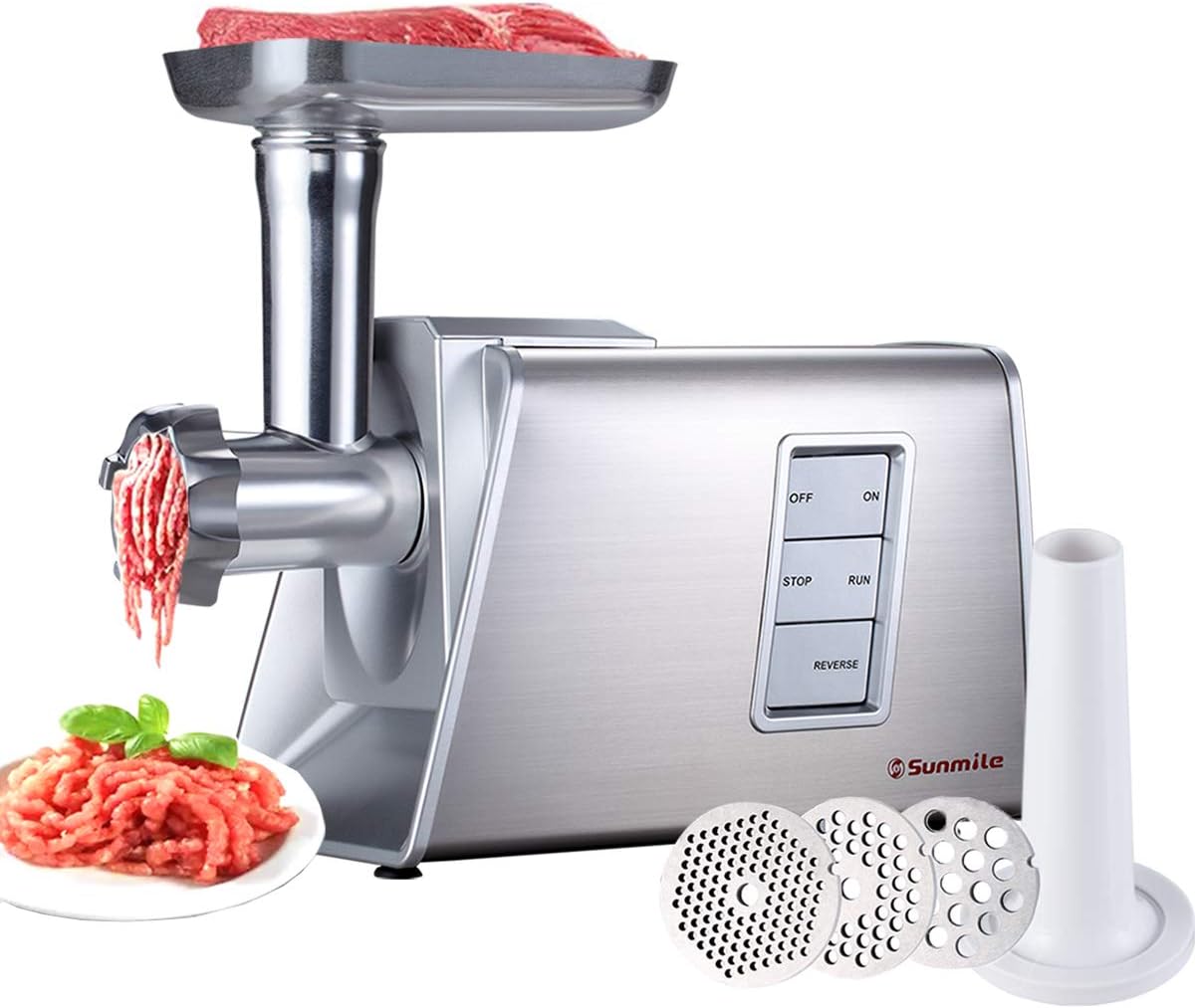Heavy Duty Electric Meat Grinder and Sausage Stuffer 1000W with Stainless Steel Blade E829581