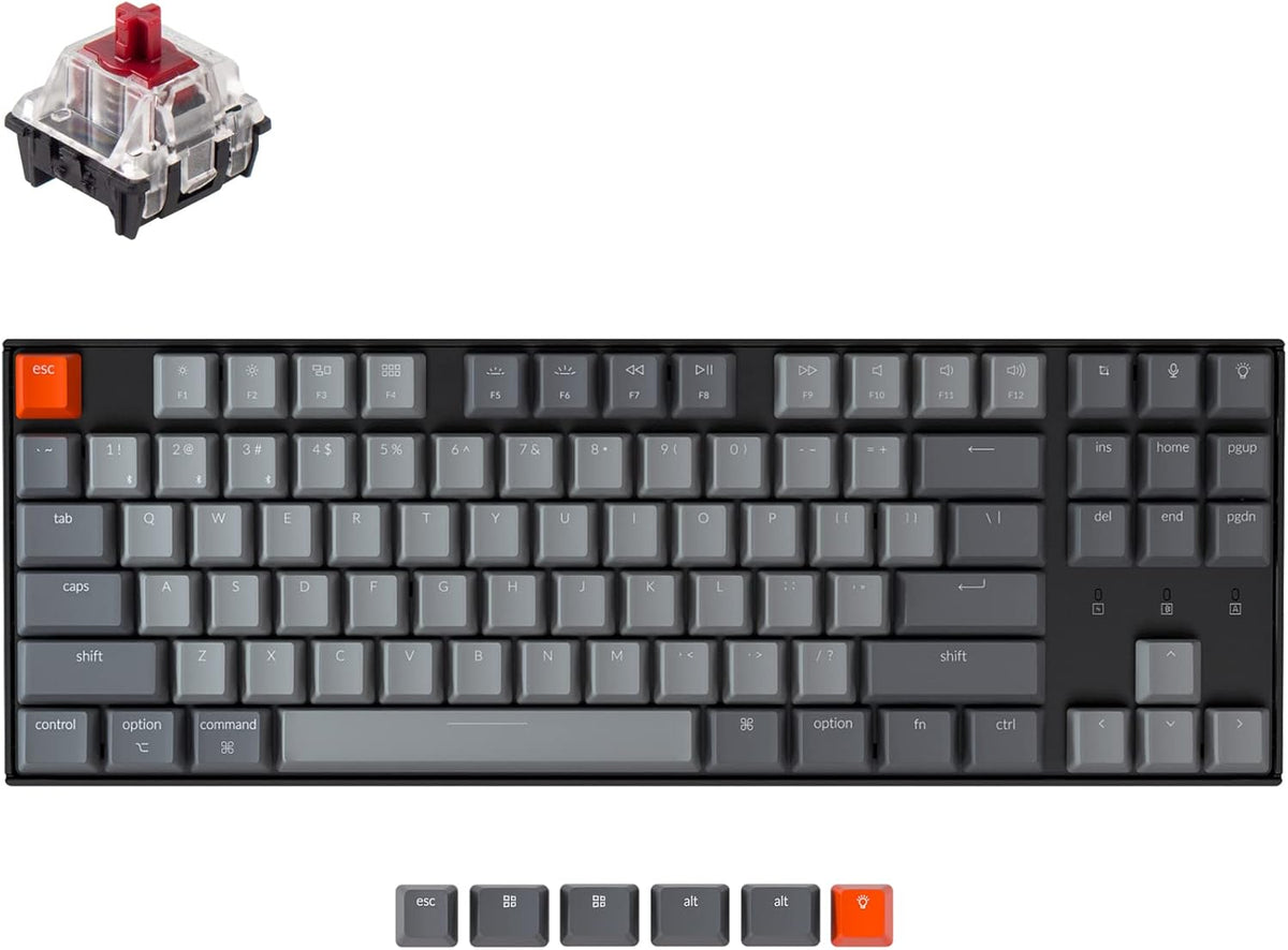 87 Keys Wireless Mechanical Keyboard D280675