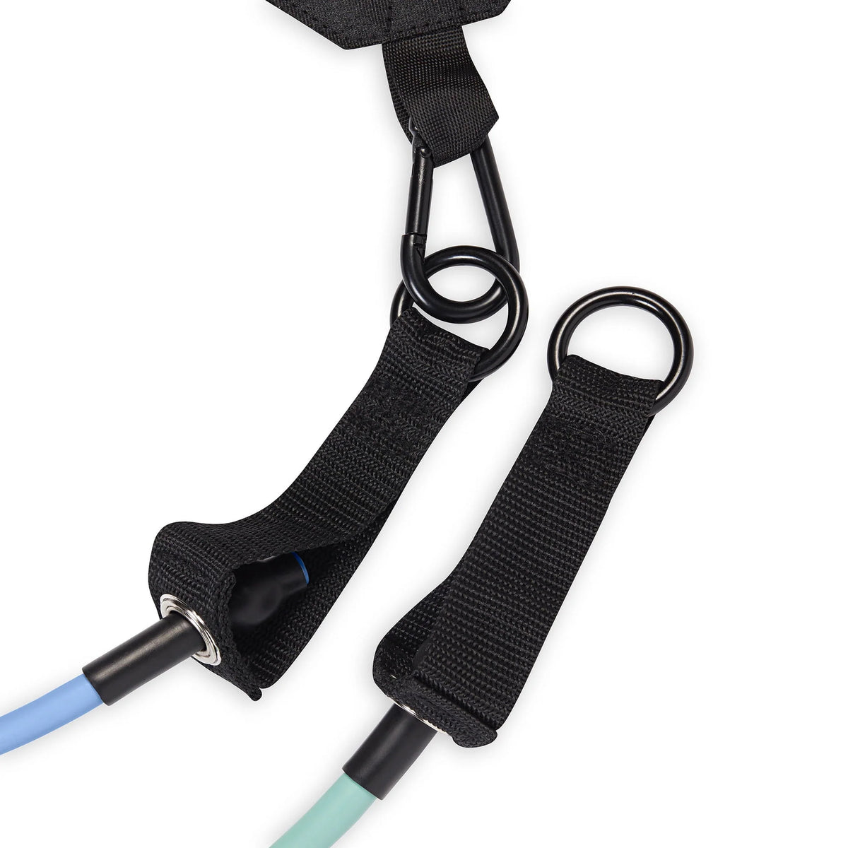Resistance Tube Kit with Fabric Squat Belt, Blue/Purple W17127