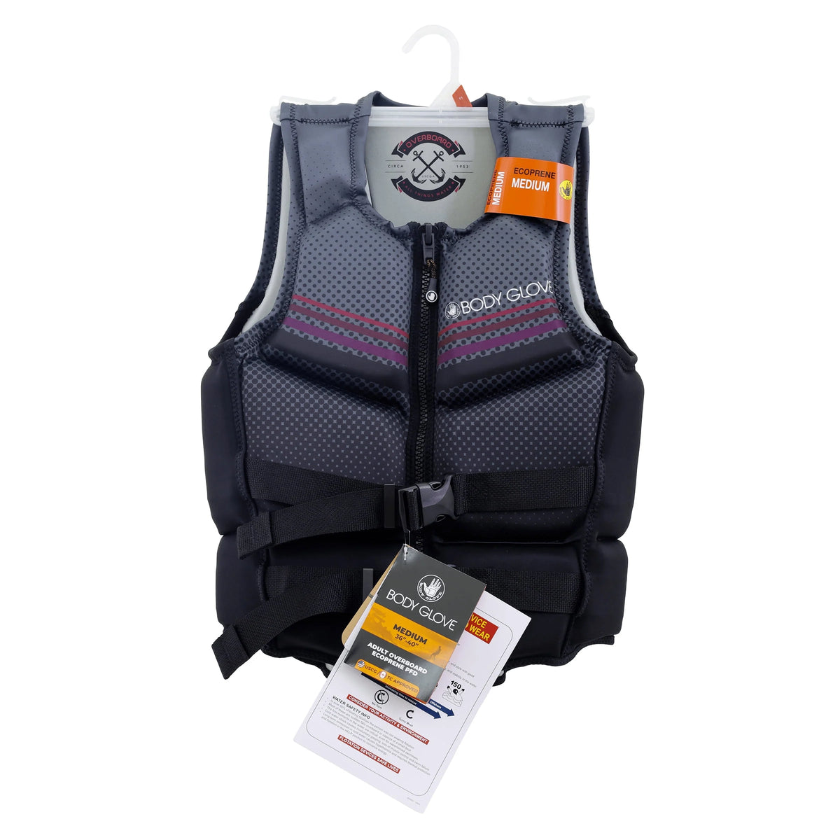 Black Medium Life Jacket Vest E801