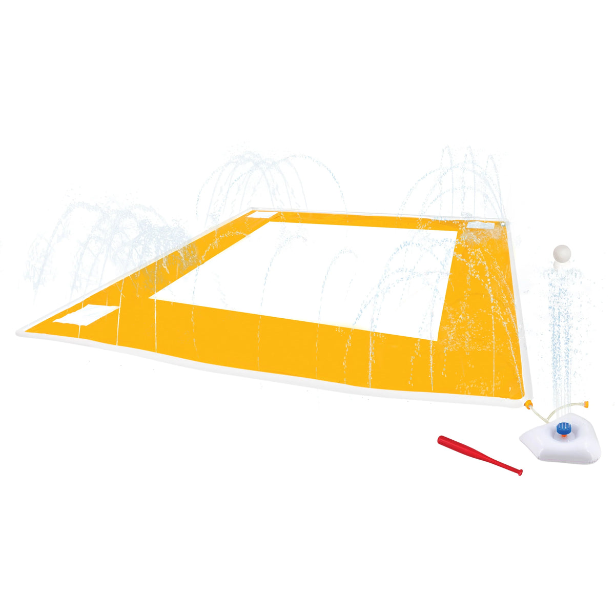 Kids 14 Feet x 14 Feet Baseball Slide Z575
