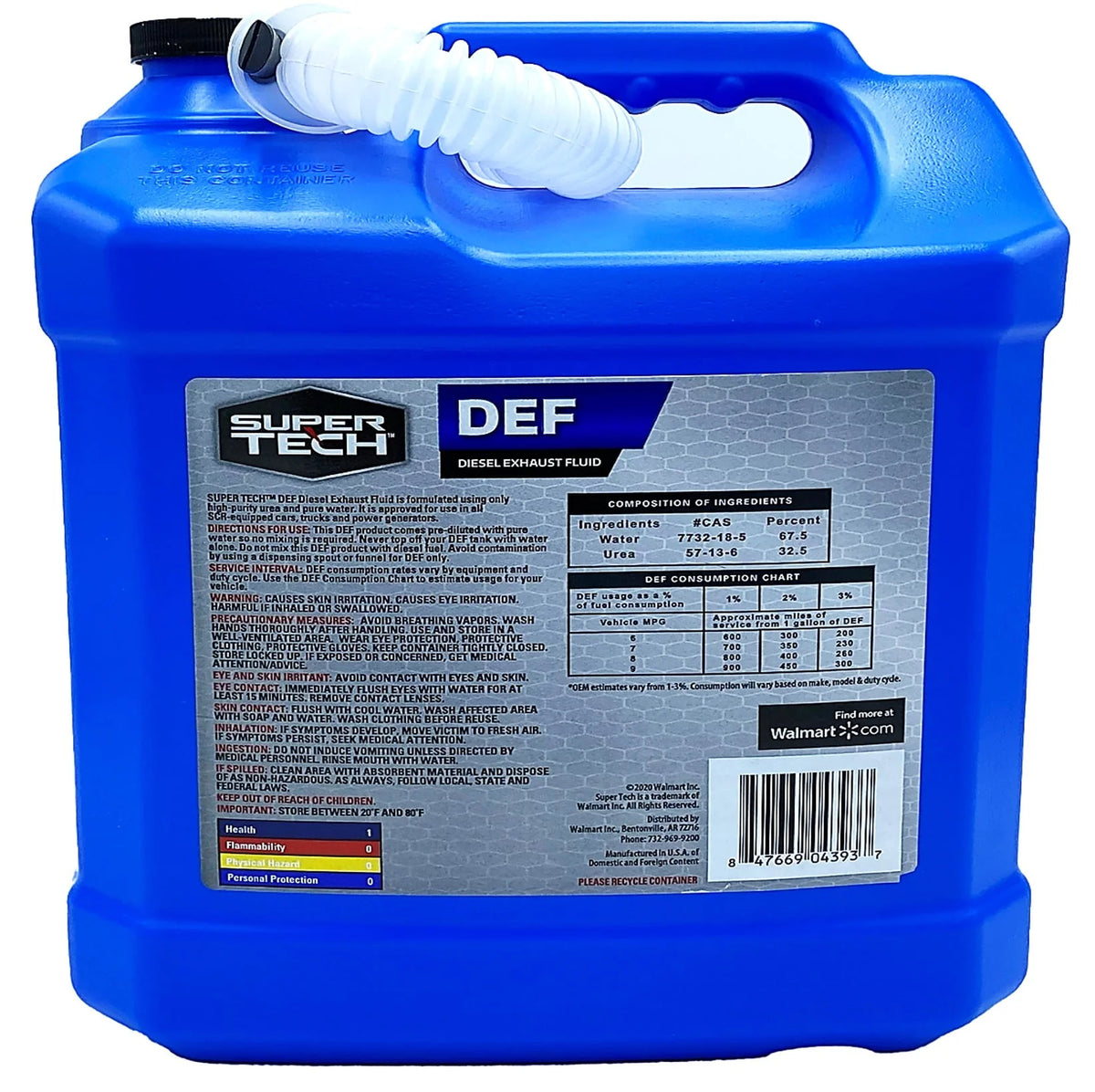 Diesel Exhaust Fluid 2.5 Gallon L2672