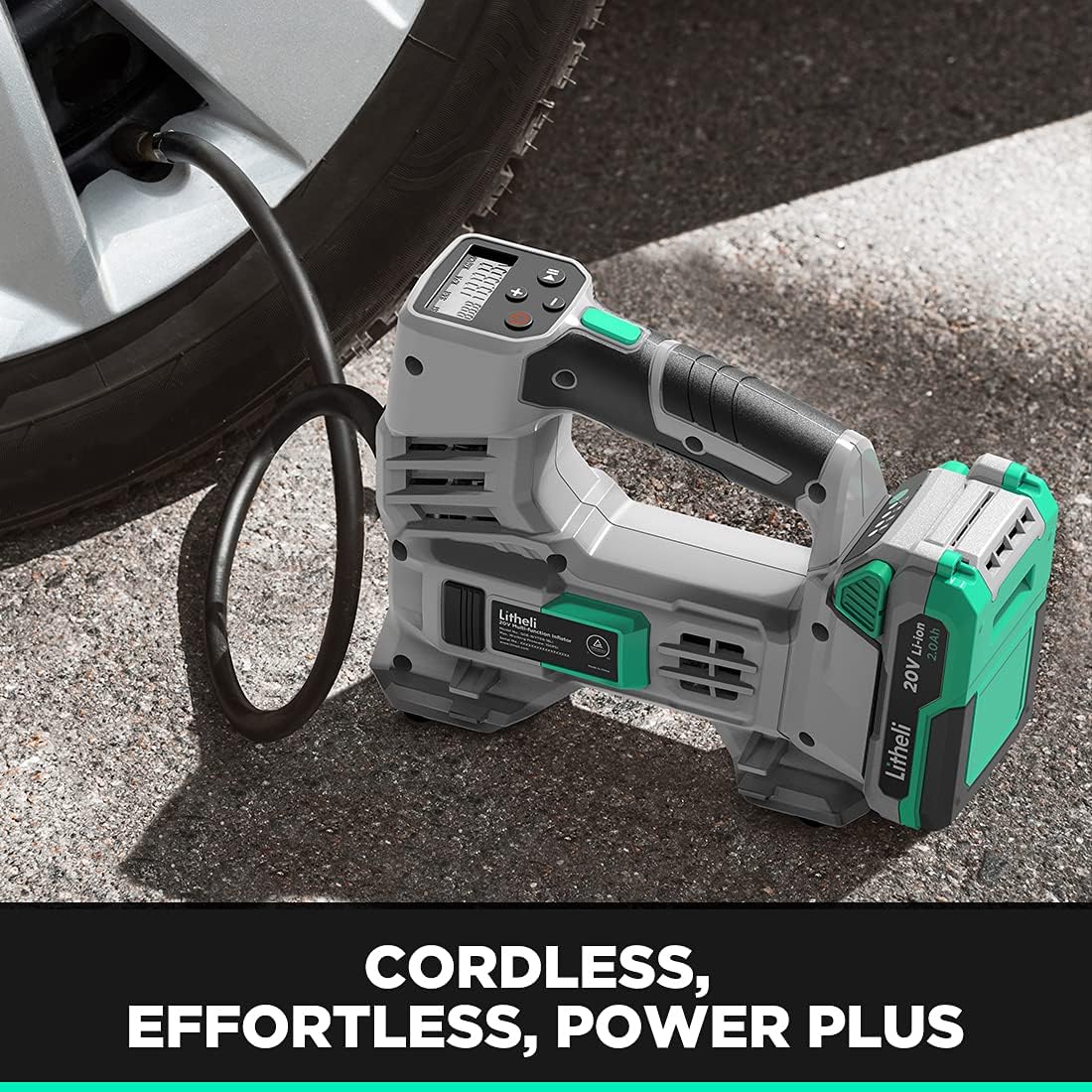 20V Cordless Air Compressor 150 PSI with Battery & Charger E2221